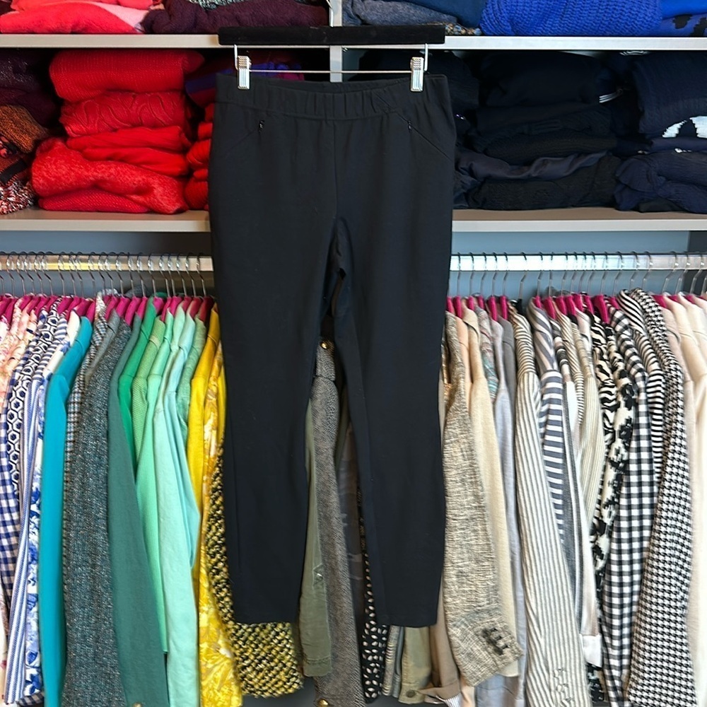 J. Jill black ponte leggings size S